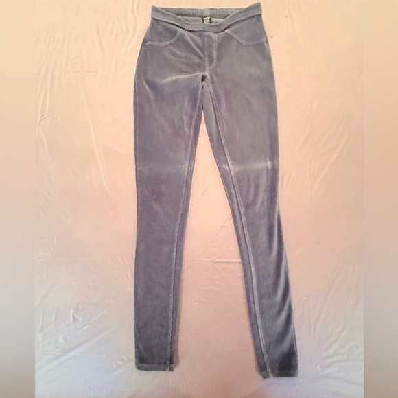 HUE Graphite Gray Corduroy Leggings for Women Size XS - Picture 3 of 8